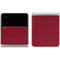Burgundy Solid Galaxy Z Flip4 5G Skin